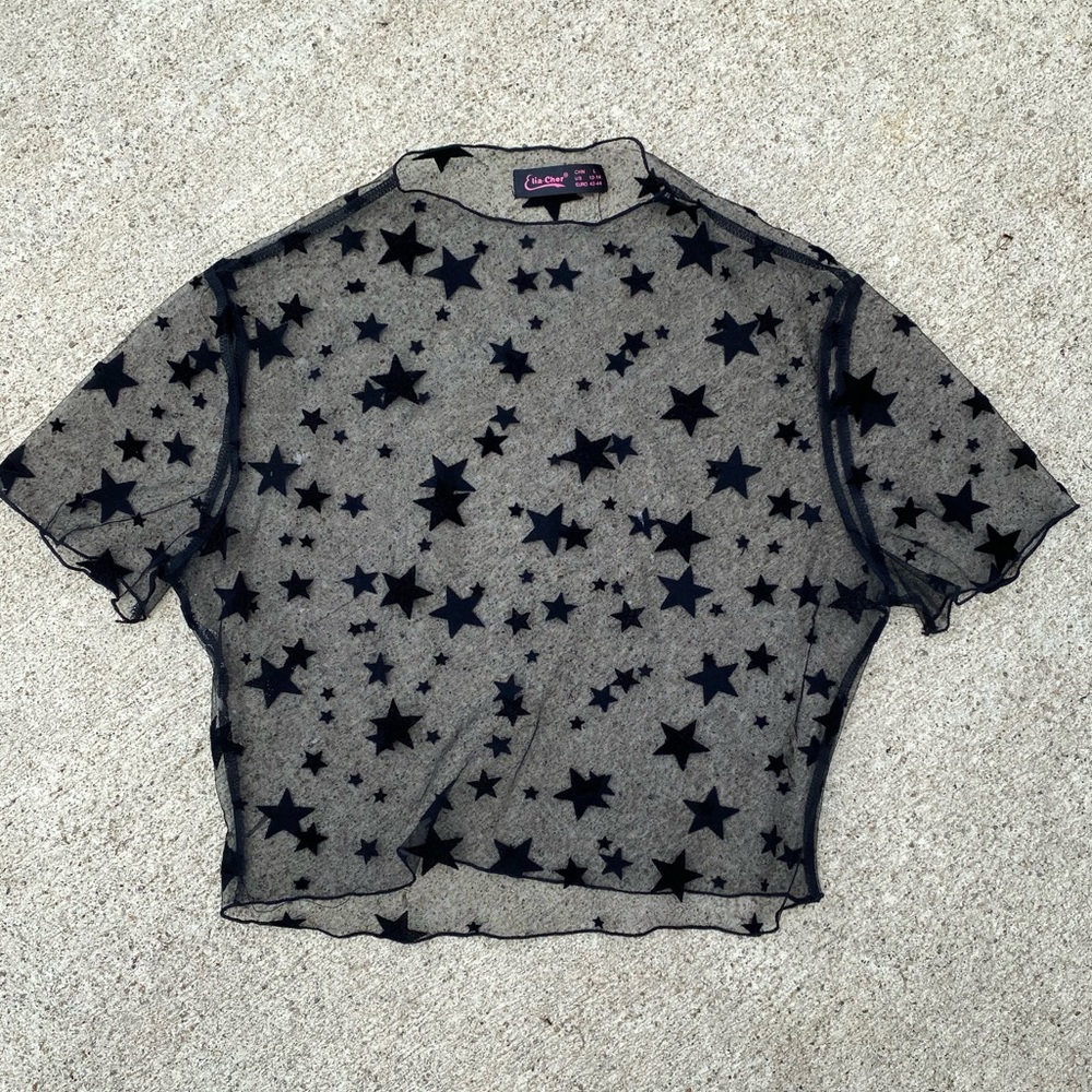 Stars mesh top